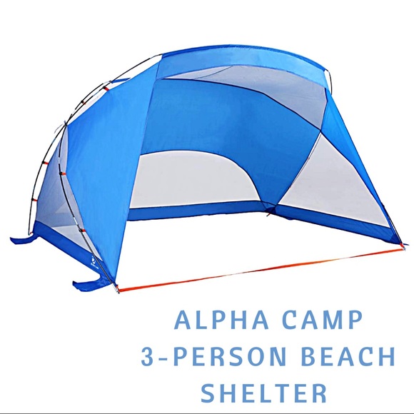 3-Person Sport/Beach Shelter Easy Up Sun Shade 9x6 - Picture 2 of 12